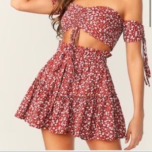 Floral Set - Skirt & Top